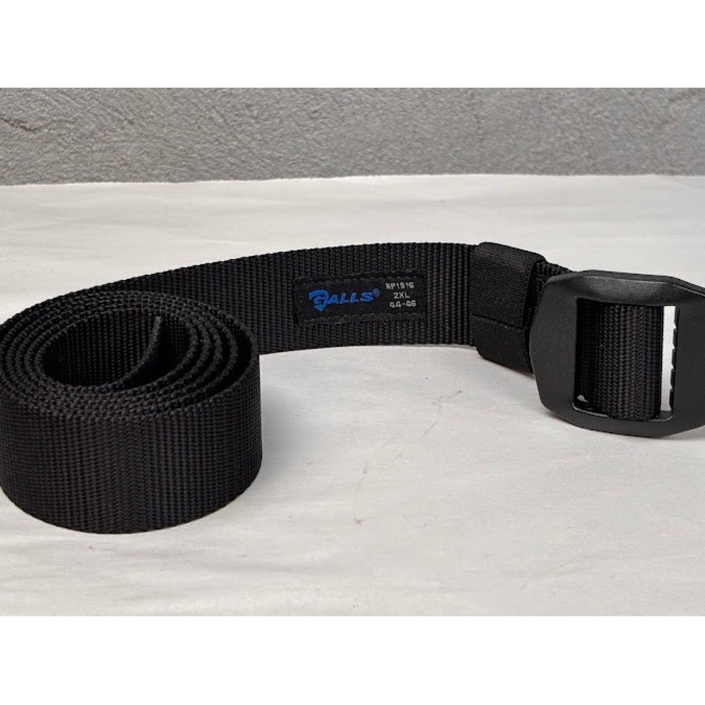 Galls NP1916 Mens Tactical Web Belt Black 2XL 44-46 Non-Metallic Buckle NEW